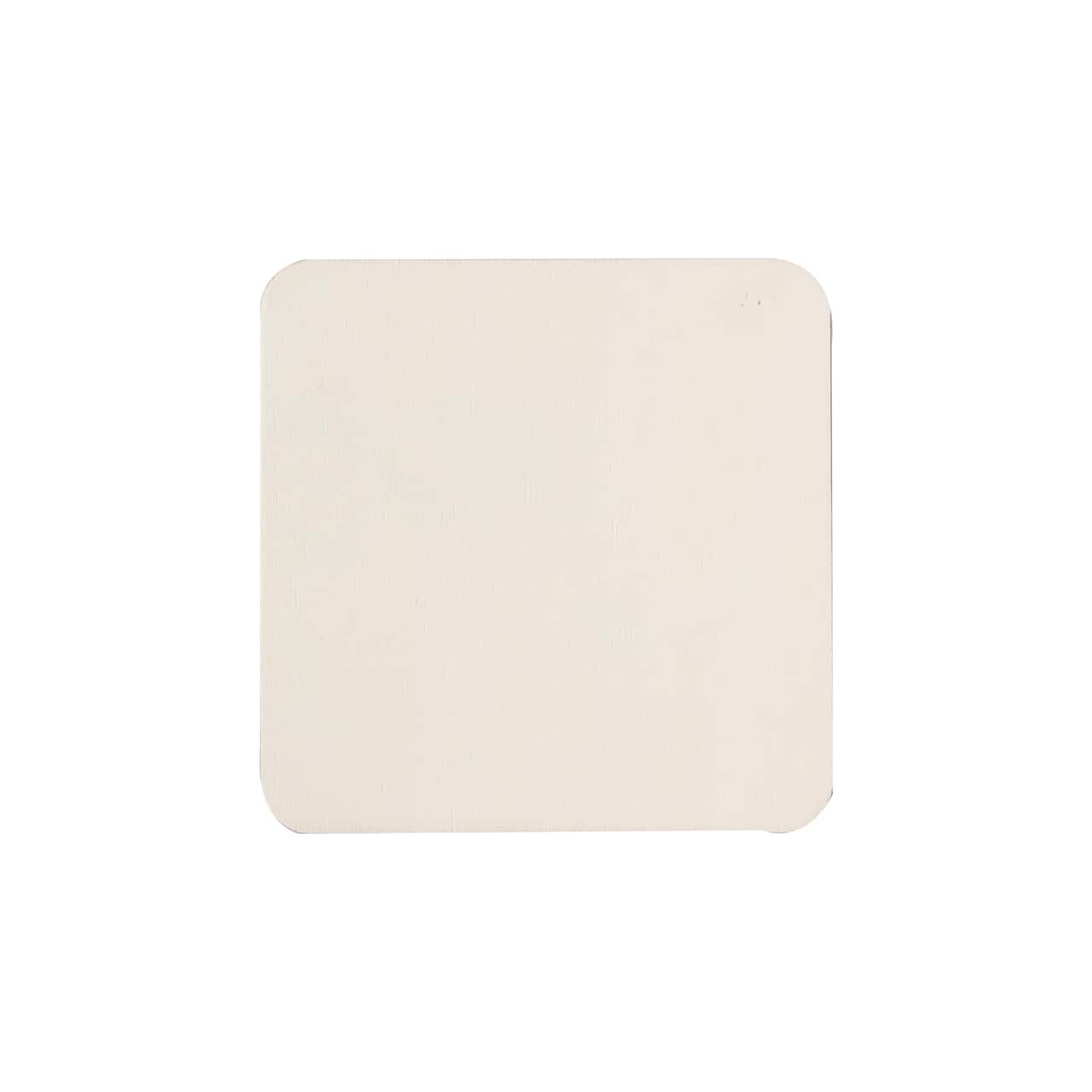 4" x 4" Square Wood Plaque by Make Market®